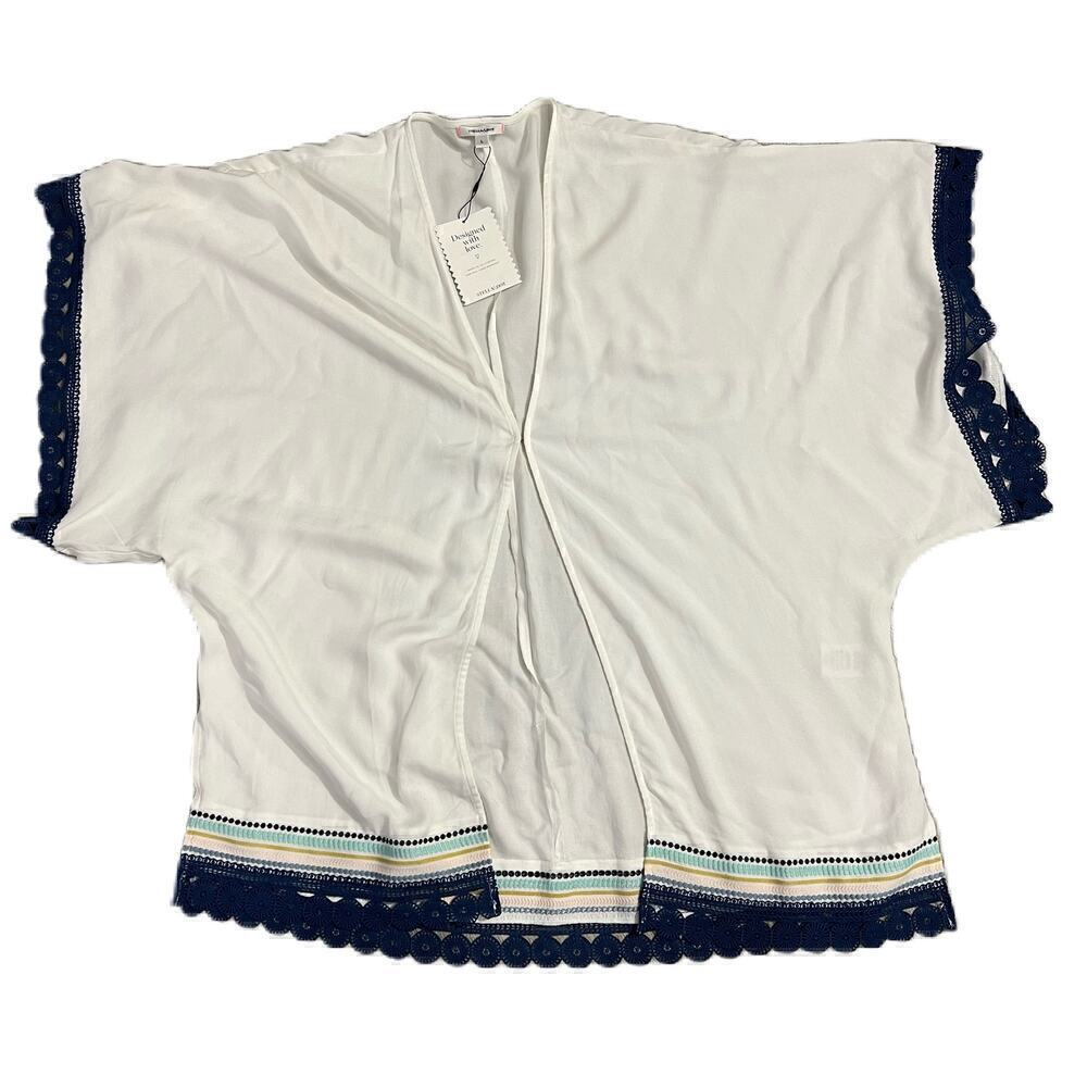 Stella & Dot The Playa Kimono White Large